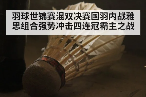 羽球世锦赛混双决赛国羽内战雅思组合强势冲击四连冠霸主之战